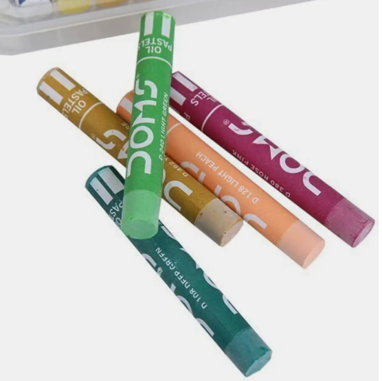 DOMS Oil Pastels – 25 Vibrant Shades with Scraping Tool