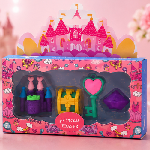 Princess Theme Eraser Set (Set of 4 Erasers)
