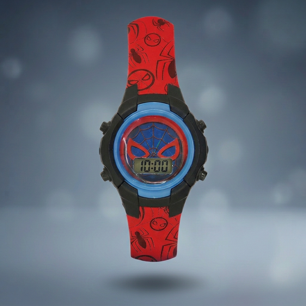 Original Marvel Spiderman Digital Watch for Kids with LED Lights