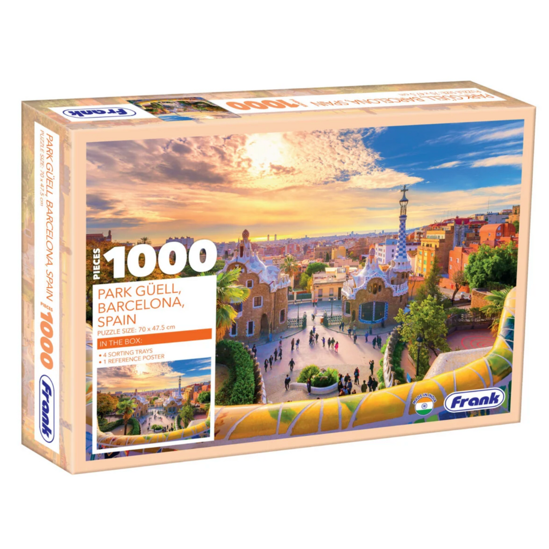 Frank Park Güell, Barcelona, Spain Jigsaw Puzzle – 1000 Pieces Puzzle
