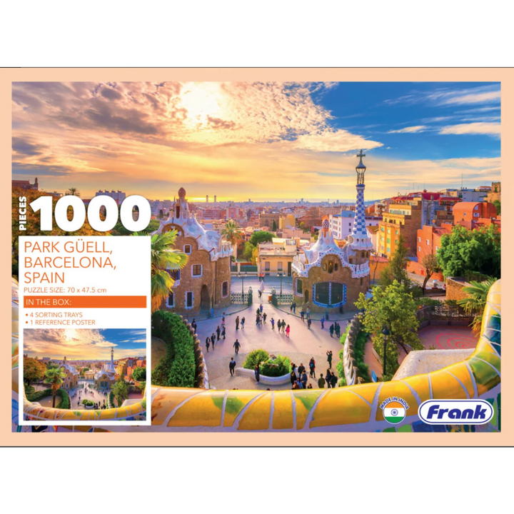 Frank Park Güell, Barcelona, Spain Jigsaw Puzzle – 1000 Pieces Puzzle