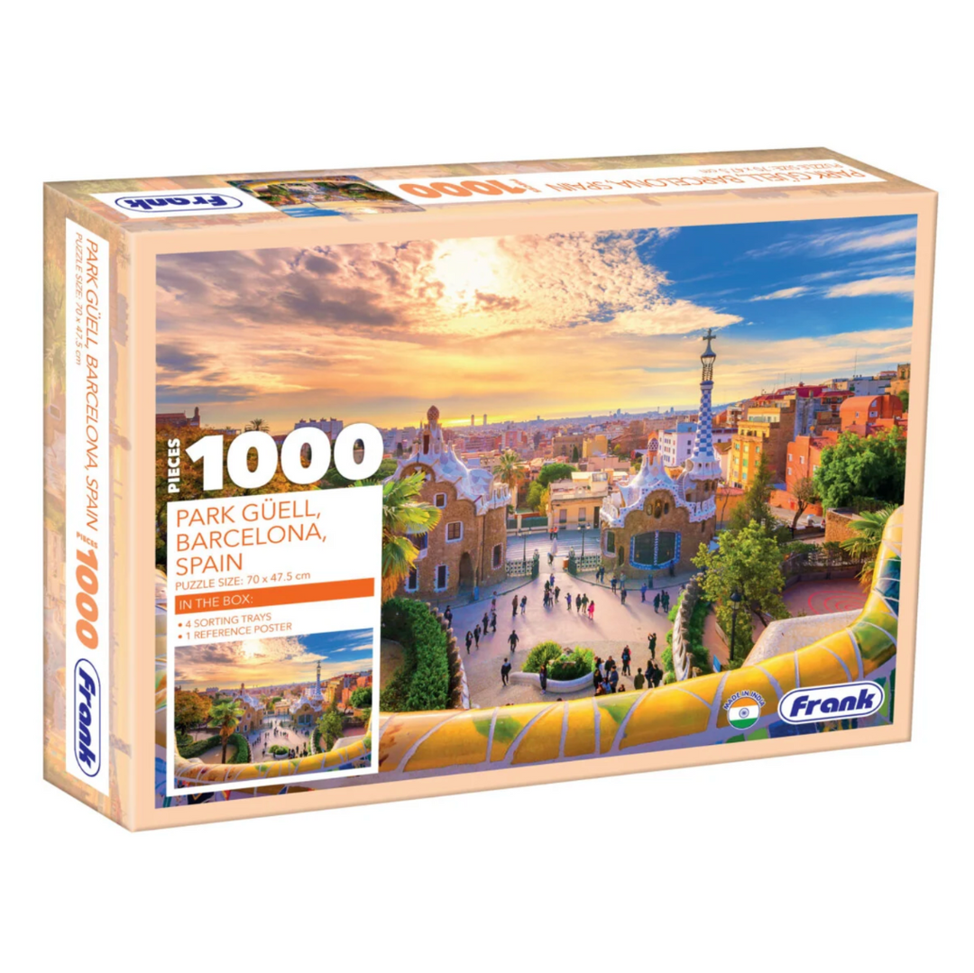 Frank Park Güell, Barcelona, Spain Jigsaw Puzzle – 1000 Pieces Puzzle