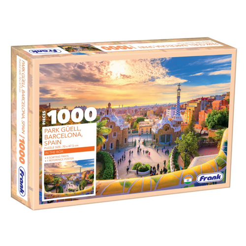 Frank Park Güell, Barcelona, Spain Jigsaw Puzzle – 1000 Pieces Puzzle
