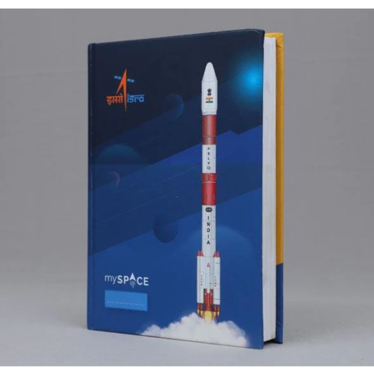 MySpace PSLV Rocket Printed Notebook | 108 pages