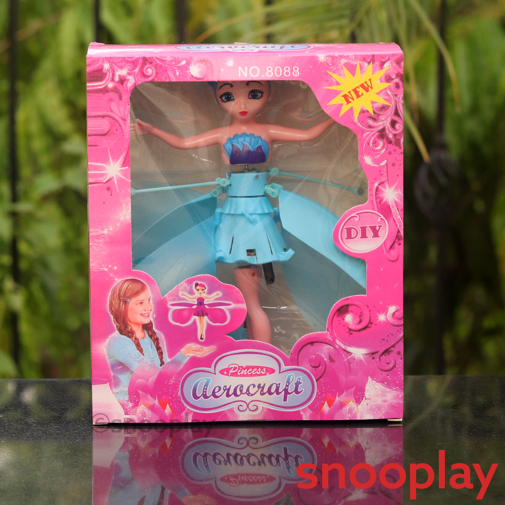 Sensor Powered  Flying Fairy Princess Aerocraft  - Doll (Assorted Colors)