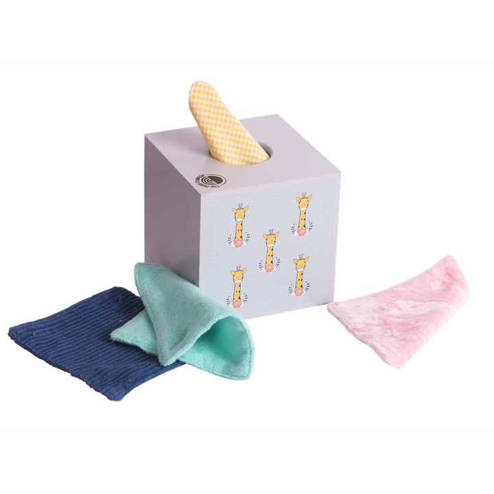 Sensory Tissue Box with 6 Fabrics (3-12 Months)