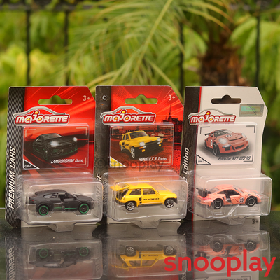 Set of 3 Licensed Diecast Super Cars [MJ 4] - Porsche 911, Lamborghini Urus, Renault 5 Turbo