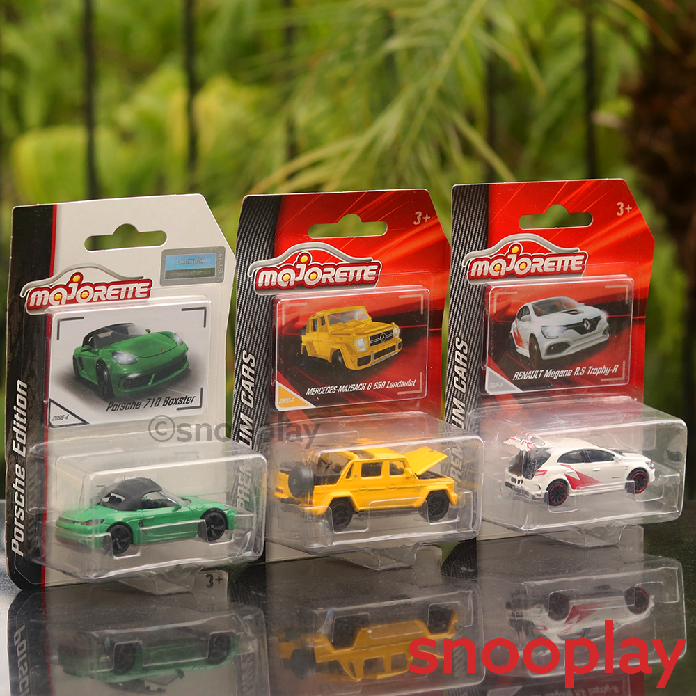 Set of 3 Licensed Diecast Super Cars [MJ 6] - Porsche 718, Renault Megane, Mercedes-Maybach