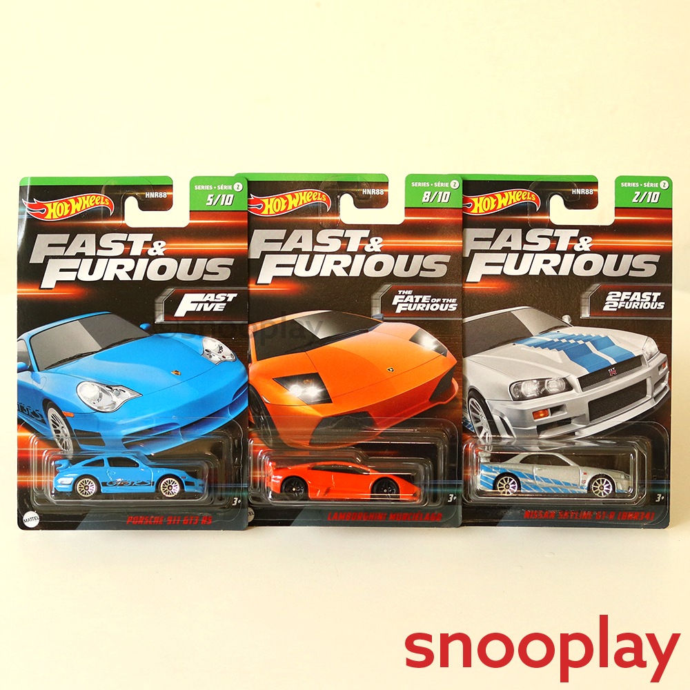 Set of 5 Hot Wheels Fast & Furious Cars [HW 79]