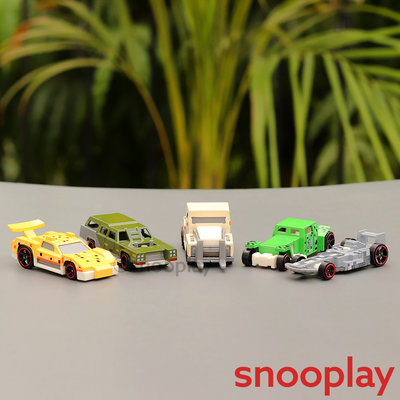 Set of 5 Alloy Diecast Cars Gift Pack