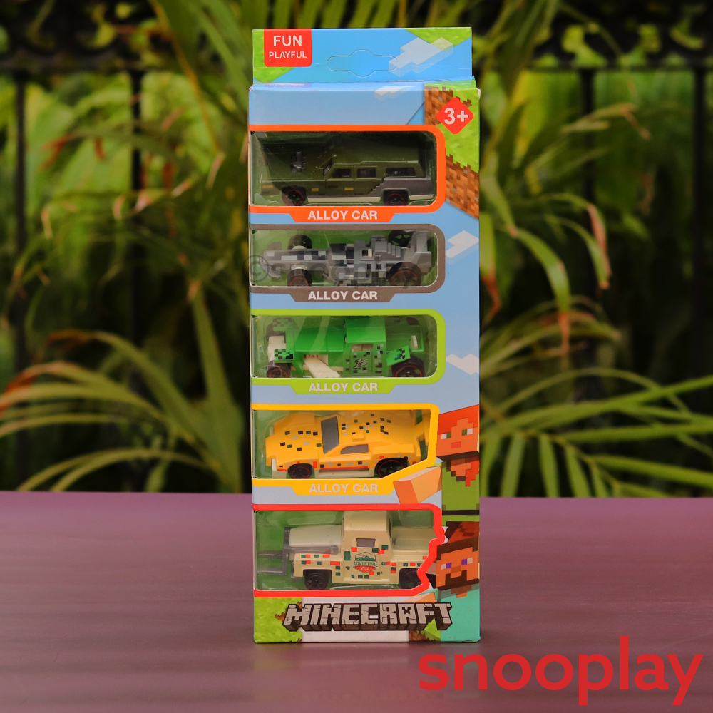 Set of 5 Alloy Diecast Cars Gift Pack