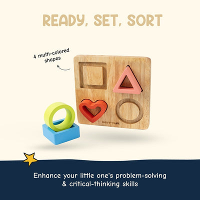 Shapes Sorting Puzzle Board