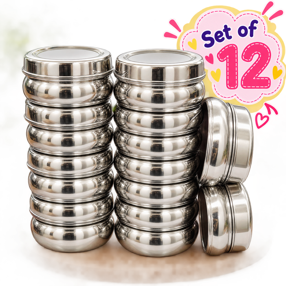Set of 12 Small-Size Steel Boxes for Kanjak | Kanjak Special