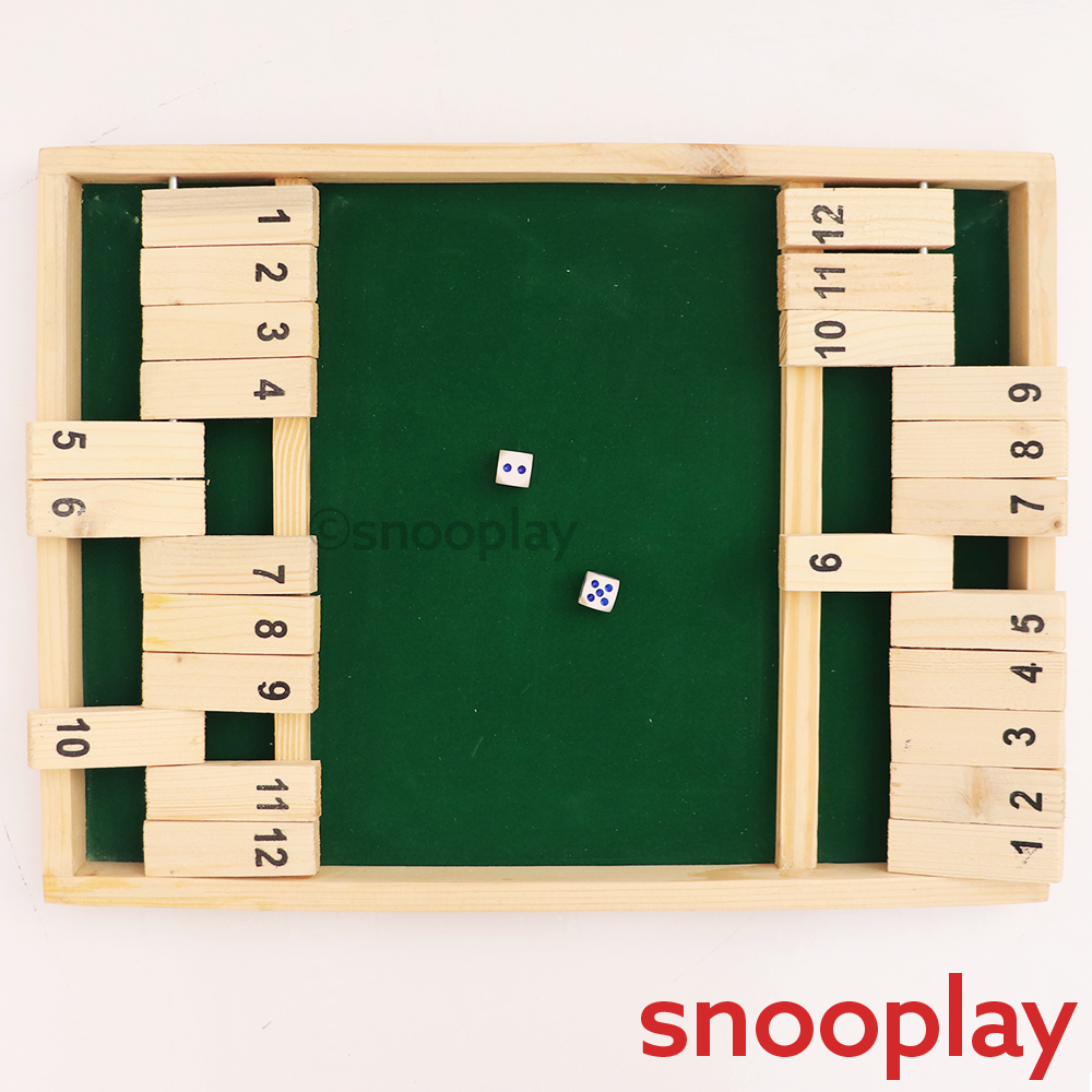 3 in 1 Shut The Box - Table Board Game