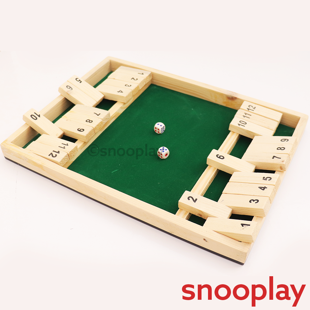 3 in 1 Shut The Box - Table Board Game