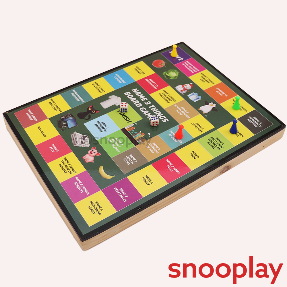 3 in 1 Shut The Box - Table Board Game