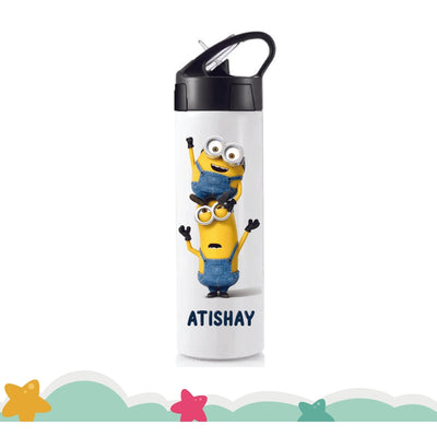 Personalised Sipper Bottle (With Straw) (Cod Not Available)