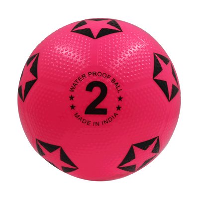 Pink Colored PVC Football (Size 2)