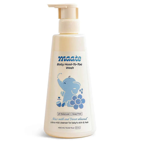 Maate Baby Head to Toe Wash - Tear-Free | pH-Balanced - 400 ML