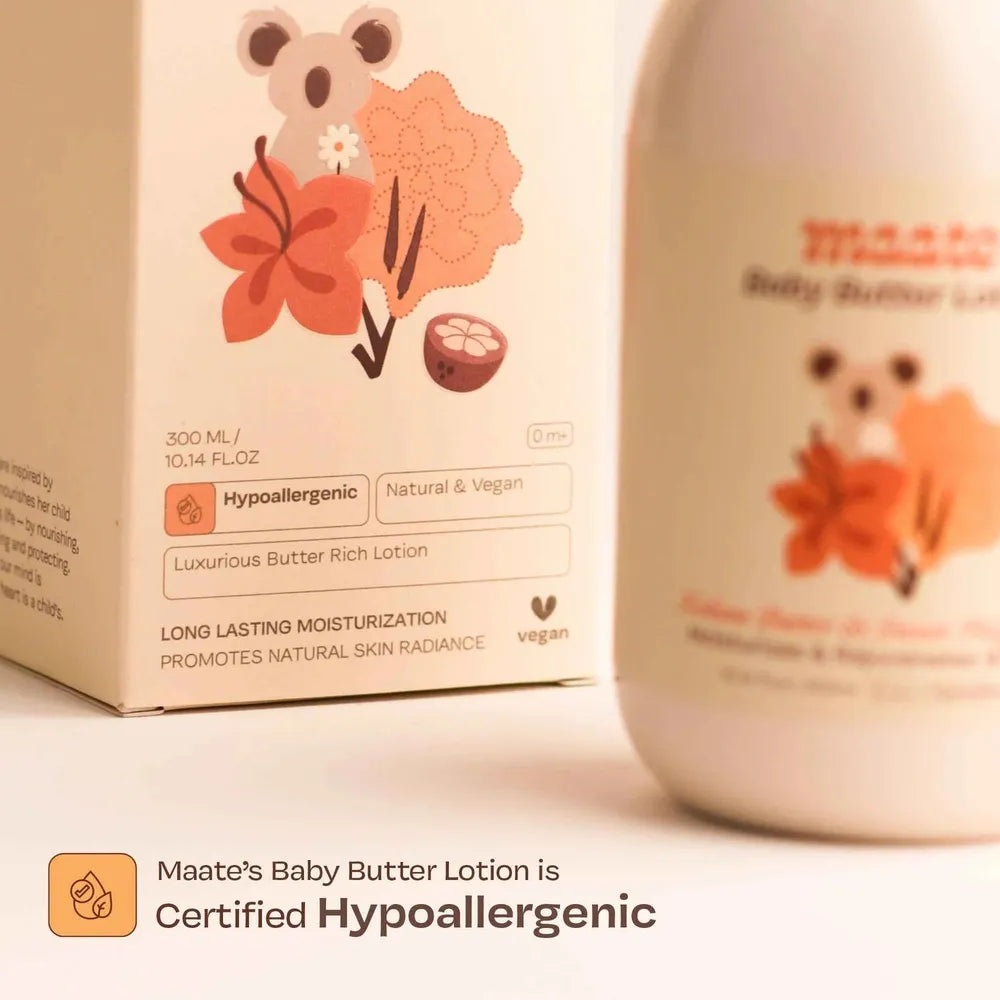 Maate Baby Butter Lotion - Hypoallergenic | Deep Hydration - 300 ml