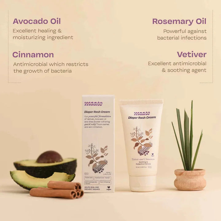 Maate Diaper Rash Cream - Derma & Paediatrician Tested