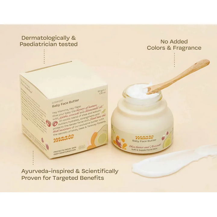 Maate Baby Face Butter - Skin Protection | Deep Hydration - 50 gm