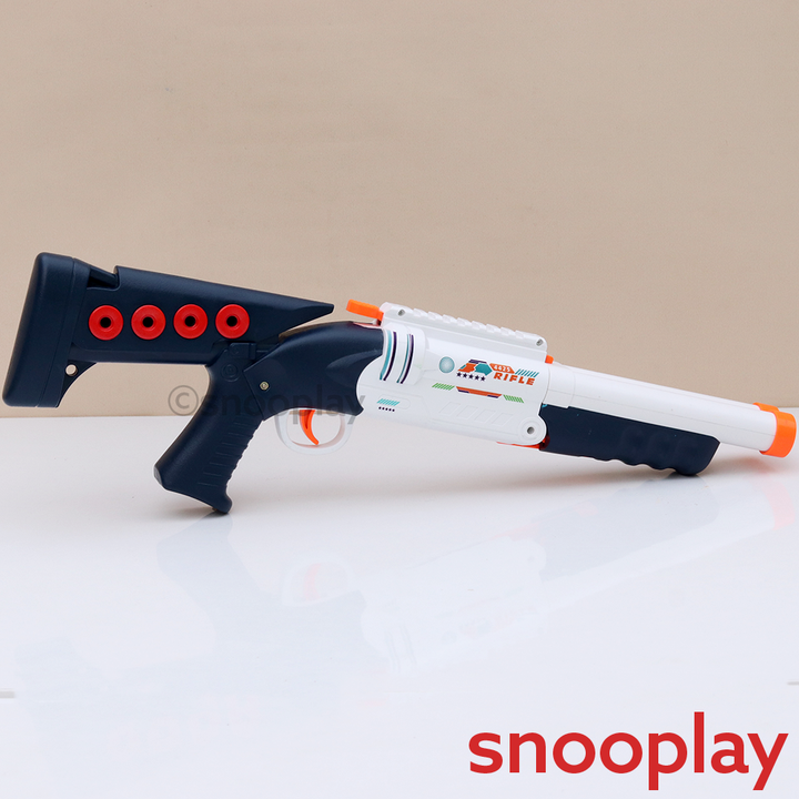 Play Run Double Barrel Dart Blaster - Realistic Shell Loading Action (8-12 Years)