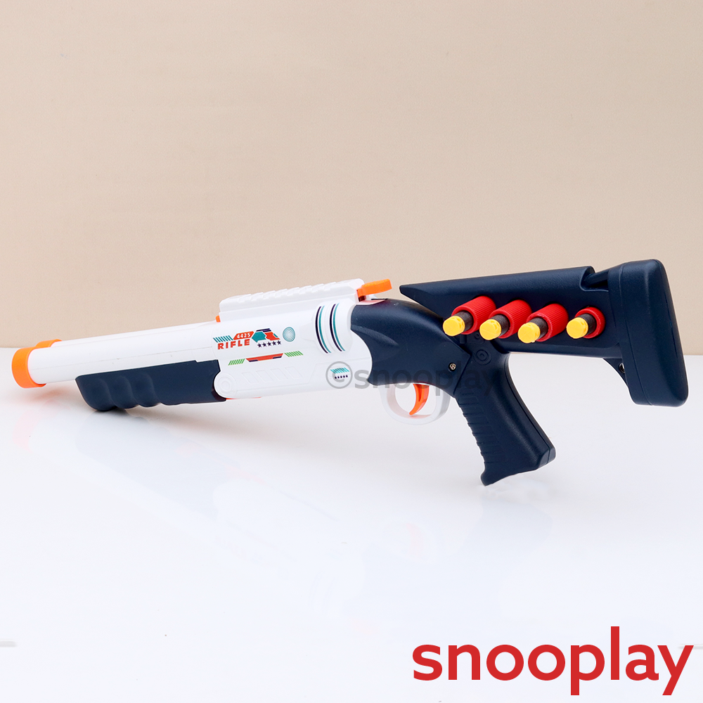 Play Run Double Barrel Dart Blaster - Realistic Shell Loading Action (8-12 Years)