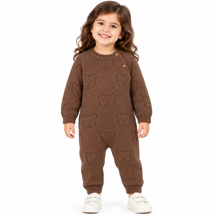Mi Arcus Jump Suit - Cotton Pointelle Knit