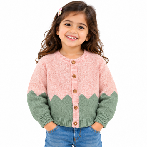 Beelittle Green Touch Organic Cotton Sweater
