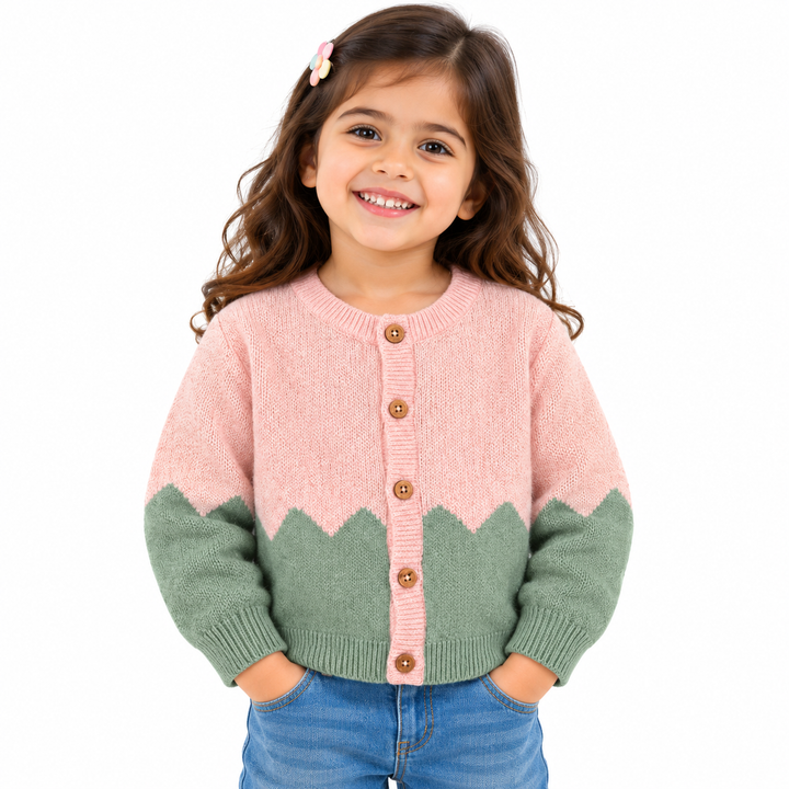 Beelittle Green Touch Organic Cotton Sweater