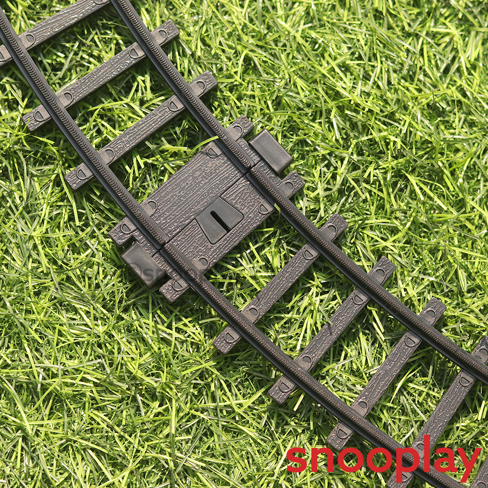 Smoke Engine Toy Train Trackset with Light & Sound - 12 Pieces (3-6 Years)