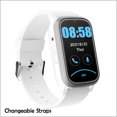 Elegant Smartwatch with 4G Video Call, GPS Tracking and Parental Control