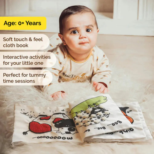 Shumee Baby's First Soft Cloth Book (8 Months-2 Years)