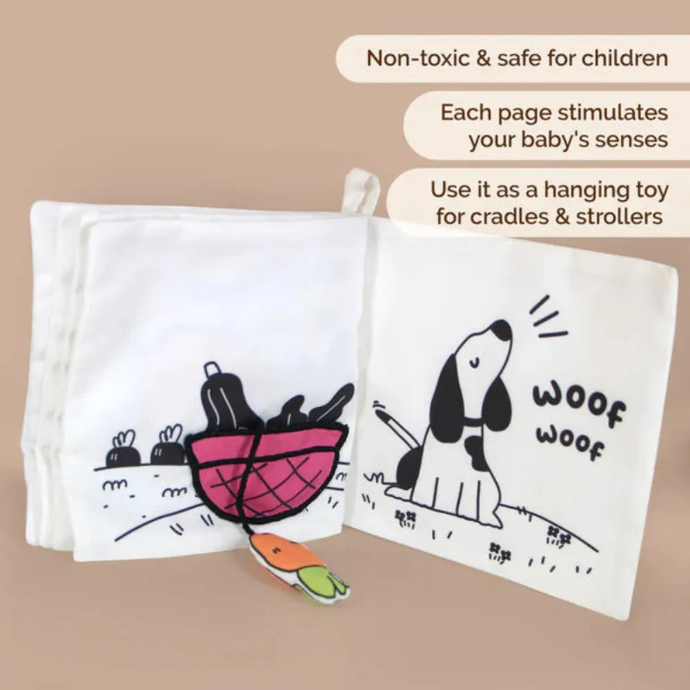Shumee Baby's First Soft Cloth Book (8 Months-2 Years)