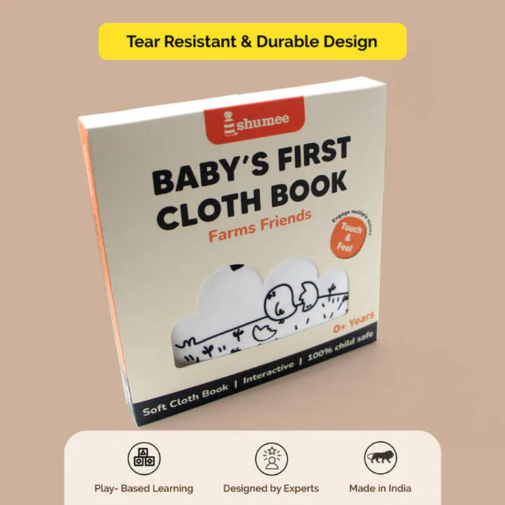 Shumee Baby's First Soft Cloth Book (8 Months-2 Years)