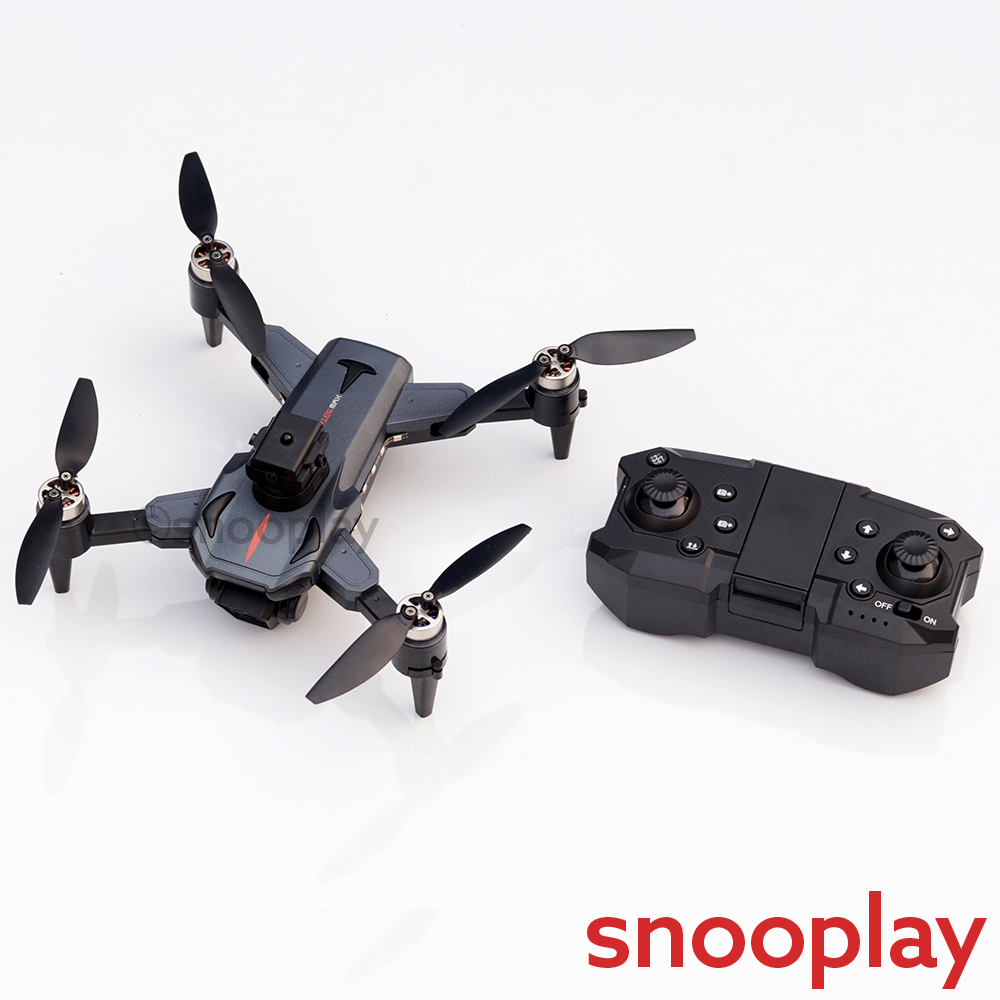 Soft Shine Brushless Obstacle Avoidance Drone with Dual HD Camera & Smartphone Support (14 Years Till Grown Ups)