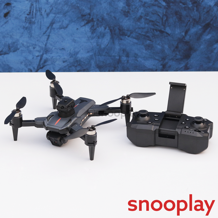 Soft Shine Brushless Obstacle Avoidance Drone with Dual HD Camera & Smartphone Support (14 Years Till Grown Ups)