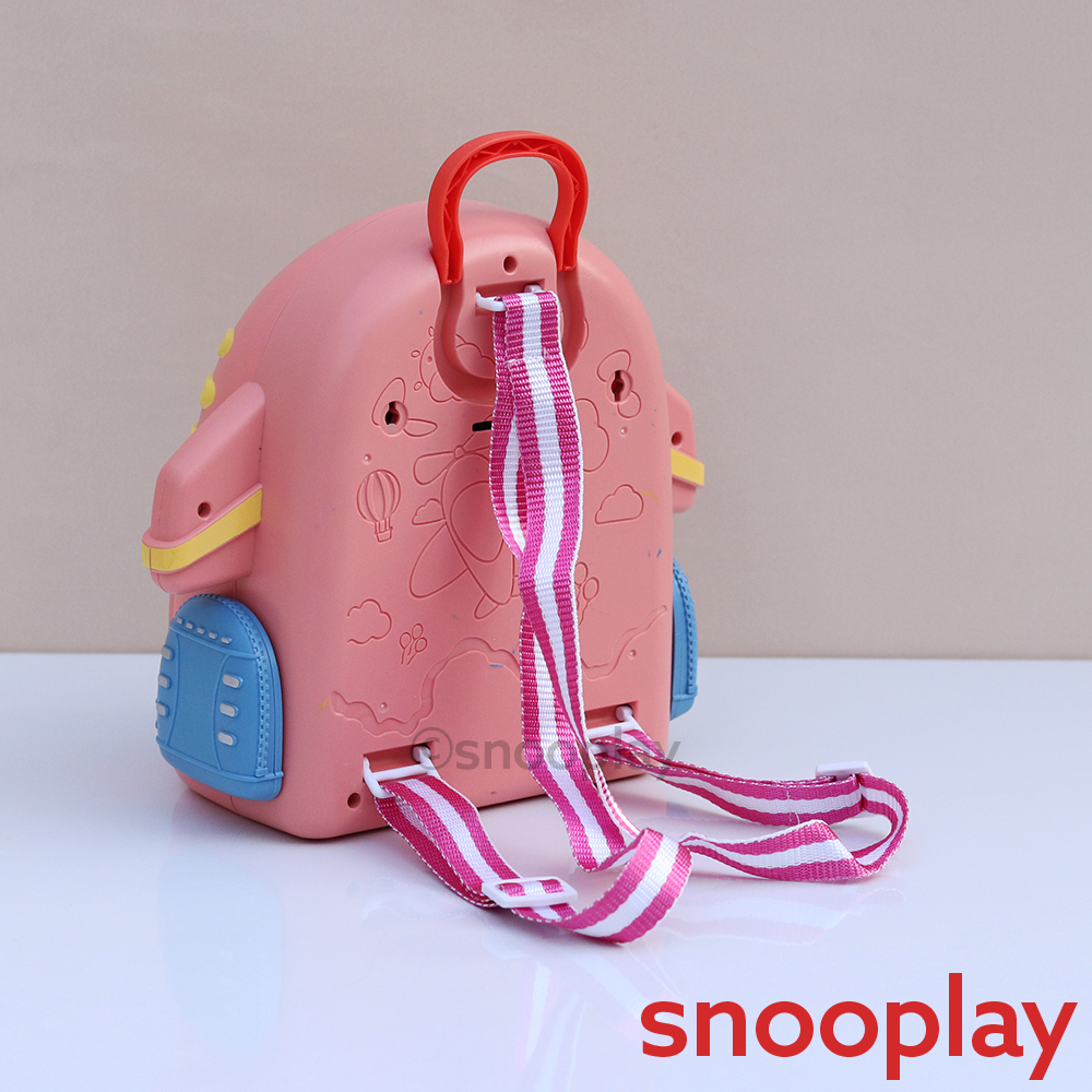 Aerospace Piggy Bank with Unlock Fingerprint & Password Protection, Light & Music Features (3-6 Years)