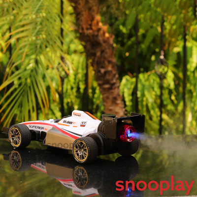 Speed Formula Remote Controlled Racing Car Toy with Lights and Spray effect (Scale 1:14)