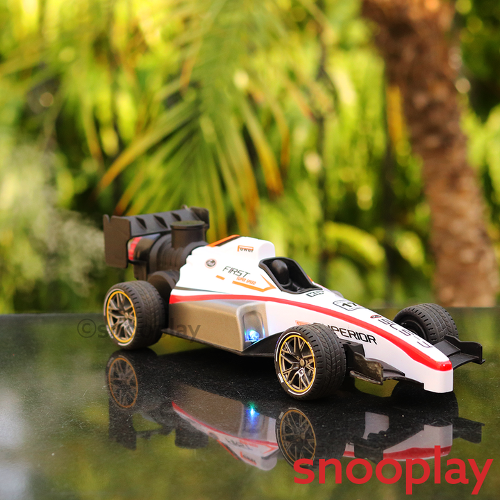 Speed Formula Remote Controlled Racing Car Toy with Lights and Spray effect (Scale 1:14)