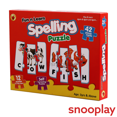 Fun n Learn Spelling Puzzle - 42 PCS