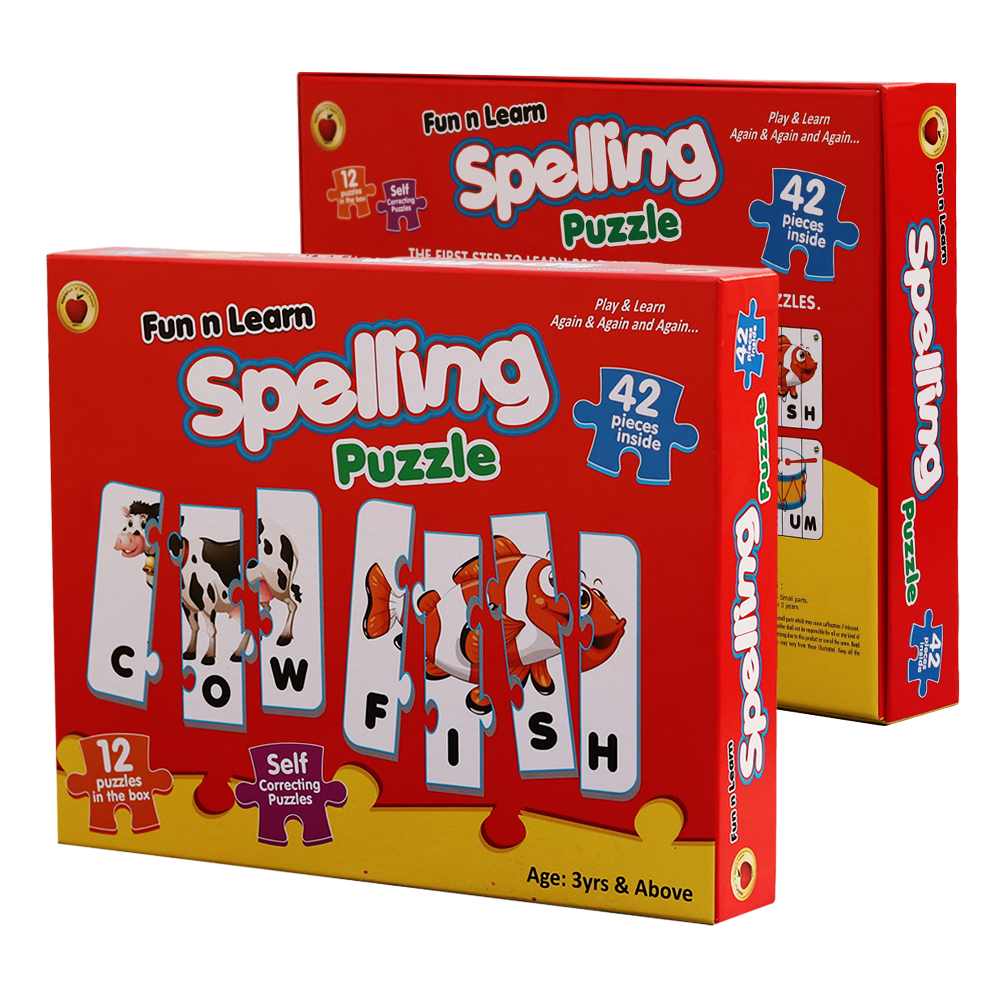 Fun n Learn Spelling Puzzle - 42 PCS