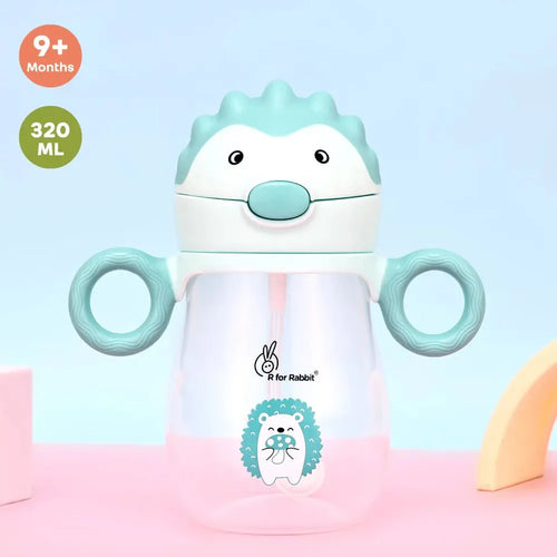 R for Rabbit Spikey Baby Straw Sipper Bottle - 320 ml