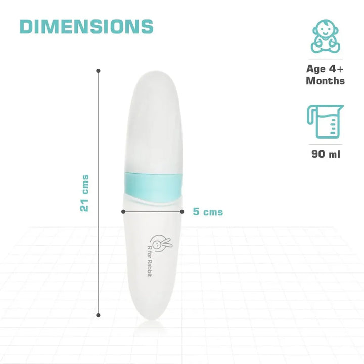 R for Rabbit Silicone Feeding Bottle Spoon