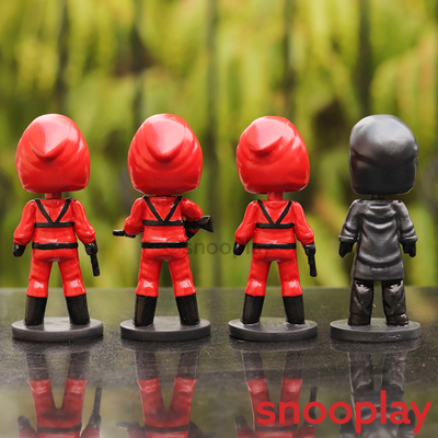 Squid Game Bobblehead Action Figure | Set of 4