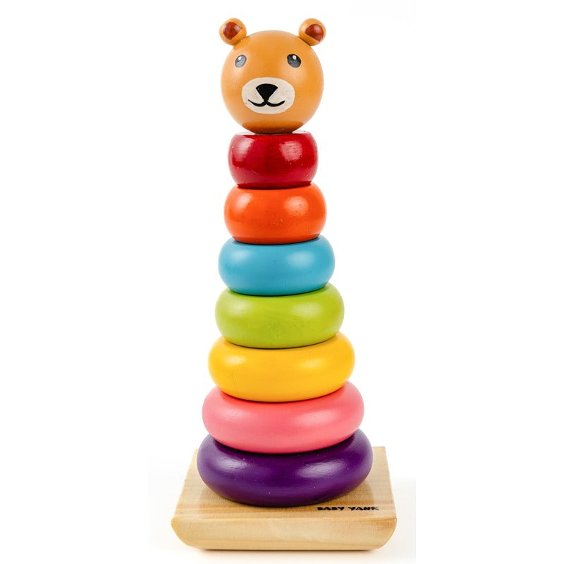 Bear Rainbow Ring Stacker