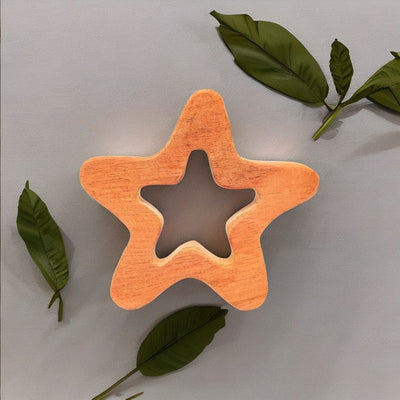 Eco-Friendly Neem Wood Star Teething Toy