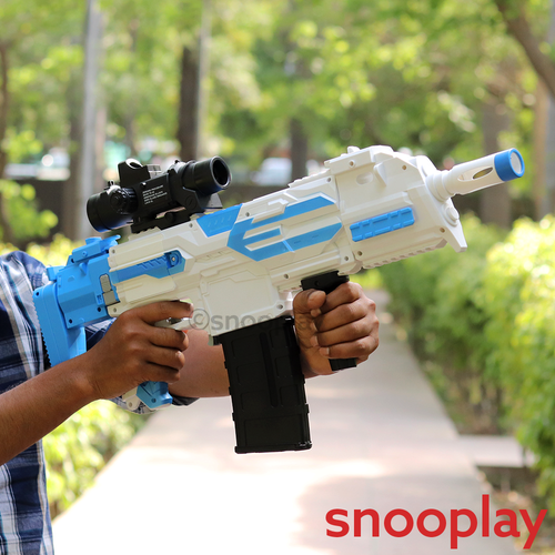 Rapid Fire Storm Blaster with 20 Soft Darts - Non Stop Action (5-14 Years)