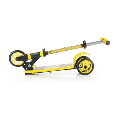 Street Rider: 3W scooter with metal chasis, plastic deck, chrome handle and foam grip (Yellow)